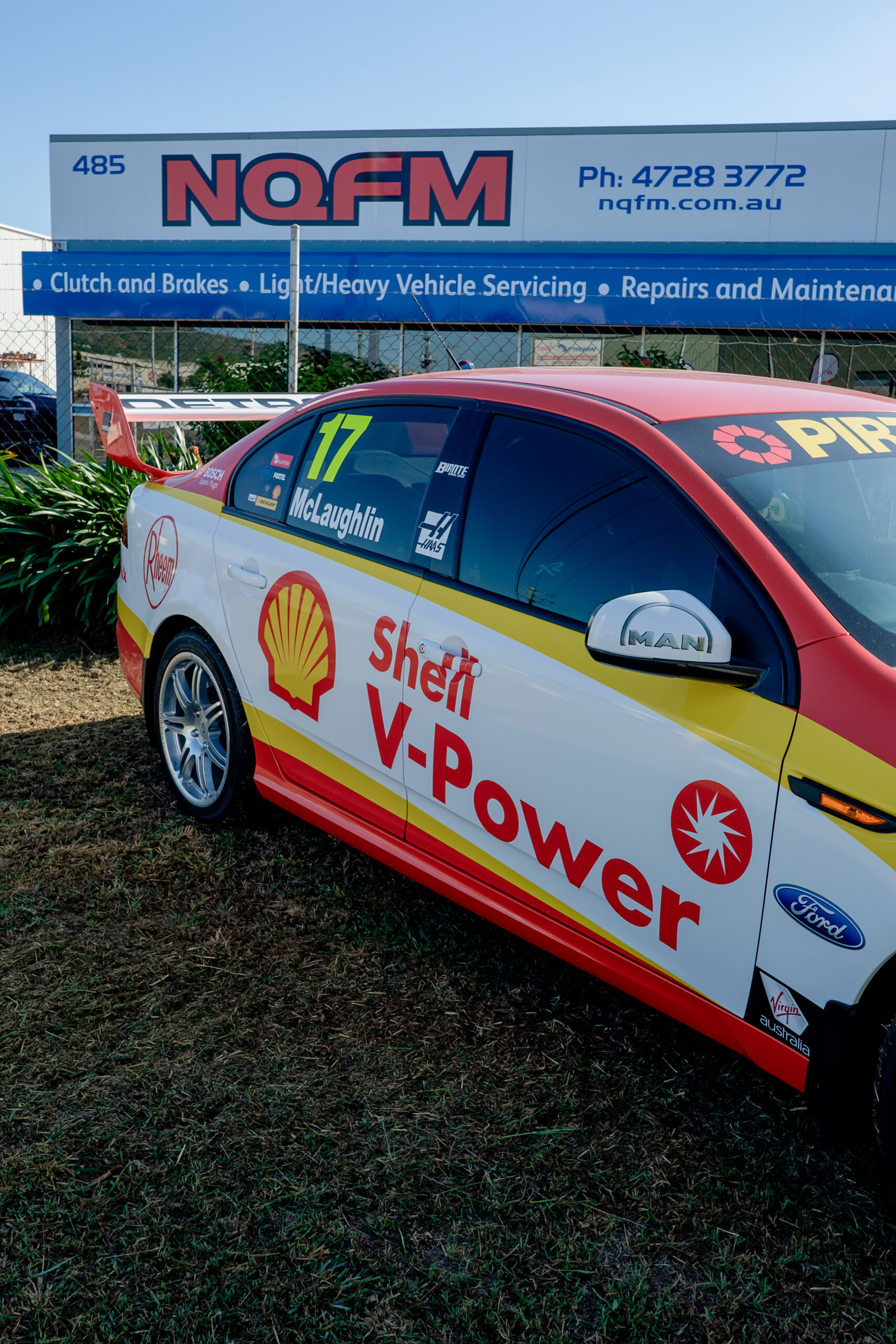 NQFM Shopfront with Shell V-Power V8 Supercar 1